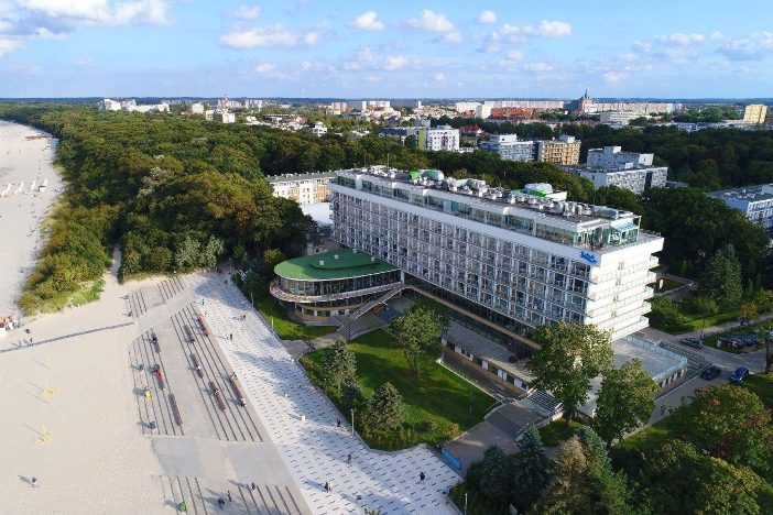 Sanatorium Baltyk - Zimmer mit Meerblick am Leuchtturm