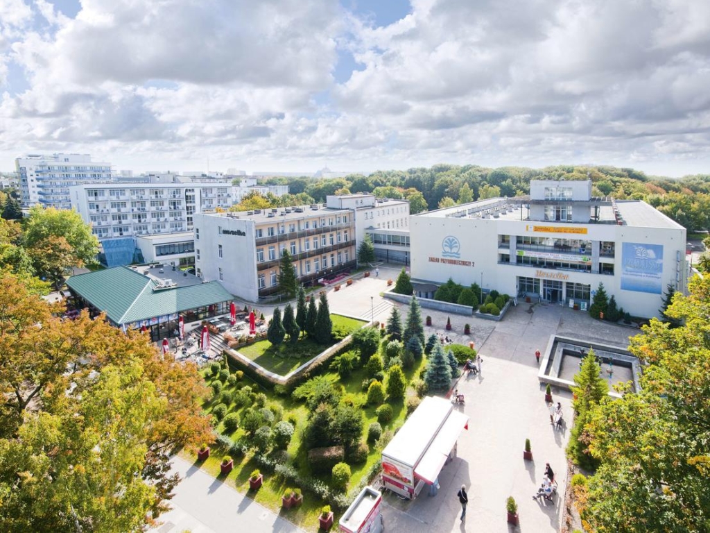 Muszelka - Hotel an der Promenade und Seebrücke von Kolberg